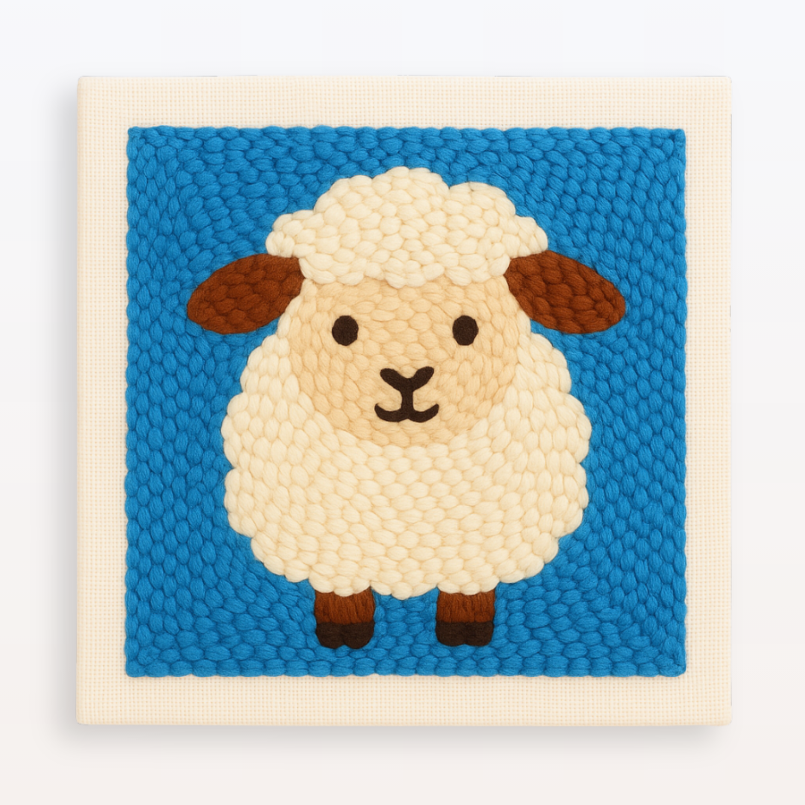 Beginner Punch Needle Kit: Woolly Wonder DIY Sheep Wall Art & Decor
